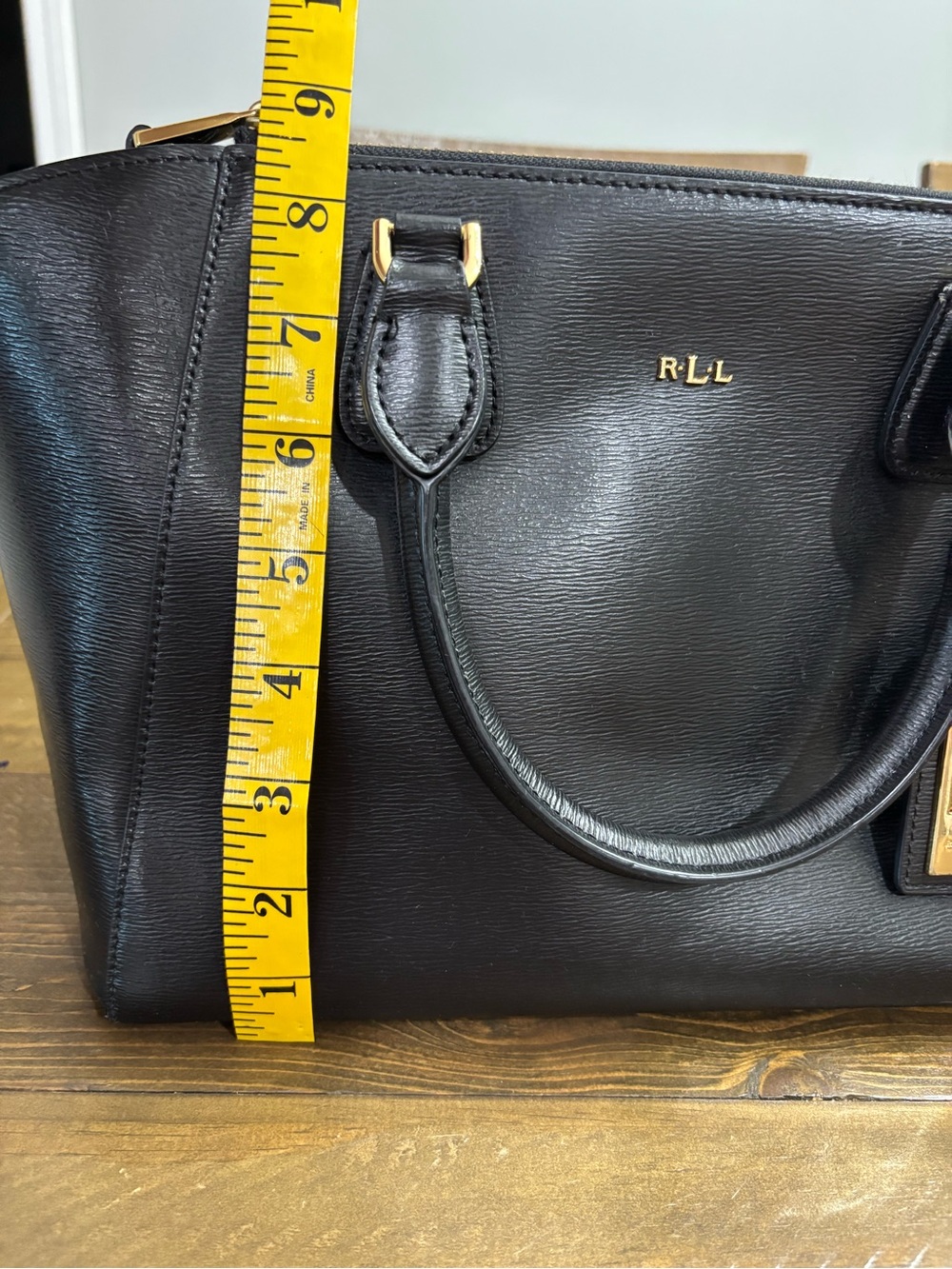 Ralph Lauren Black Leather Tote Bag - Picture 12 of 12
